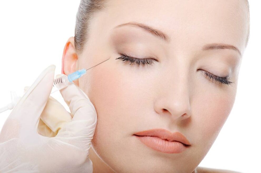 facial skin rejuvenation by injection
