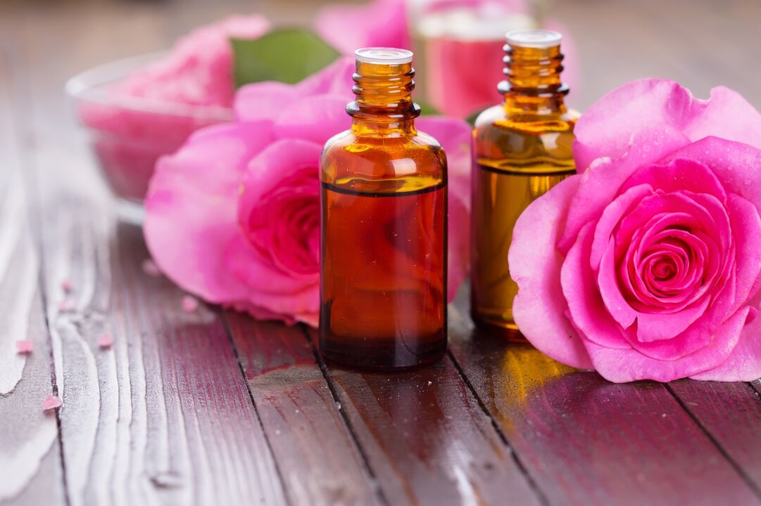rose oil to rejuvenate the skin