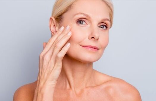 The effect of facial rejuvenation with the method of material
